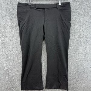 Gap Women's 18R Modern Boot Stretch Casual Black Dress‎ Pants Flat Front Pockets